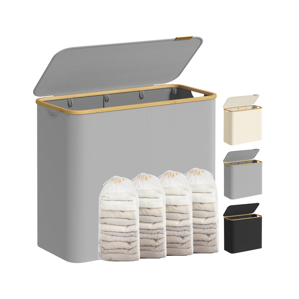 Laundry Basket - Oxford Fabric - Slim Design