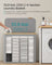 Laundry Basket - Oxford Fabric - Slim Design