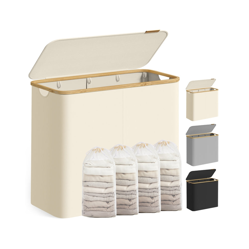 Laundry Basket - Oxford Fabric - Slim Design