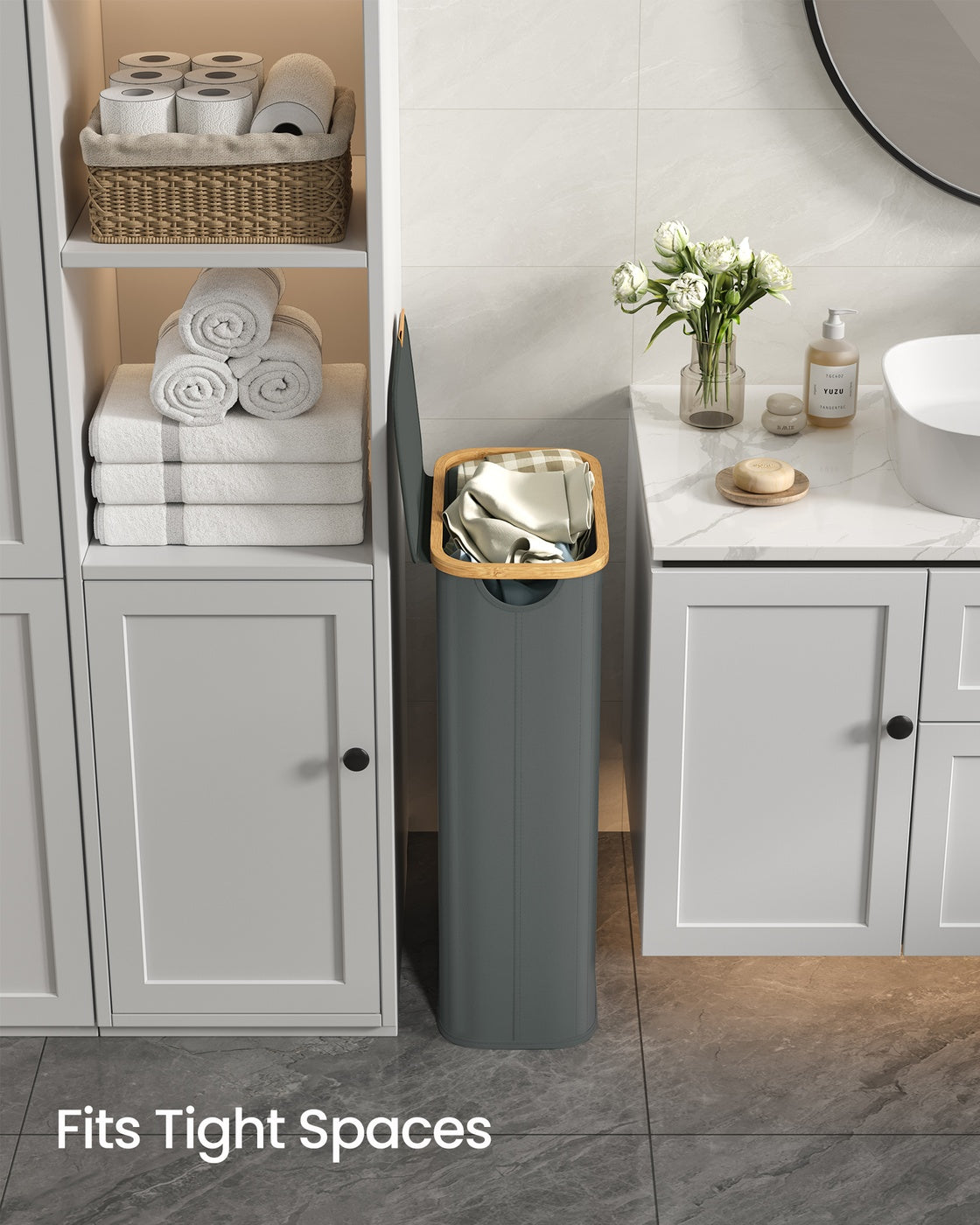 Laundry Basket - 70L - Oxford Fabric - Foldable