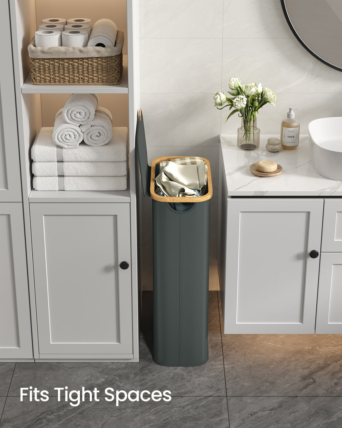 Laundry Basket - 70L - Oxford Fabric - Foldable