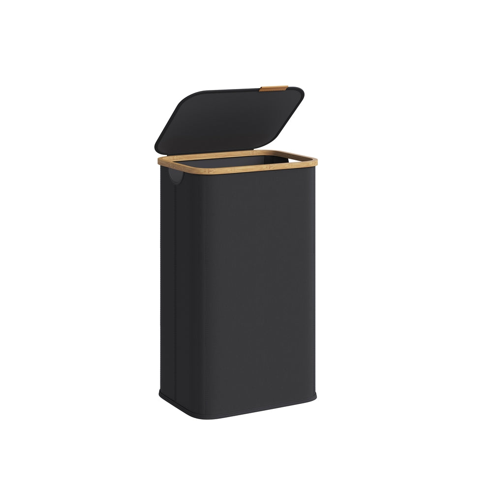 Laundry Hamper with Lid - 100L - Oxford Fabric - Foldable