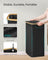 Laundry Hamper with Lid - 100L - Oxford Fabric - Foldable