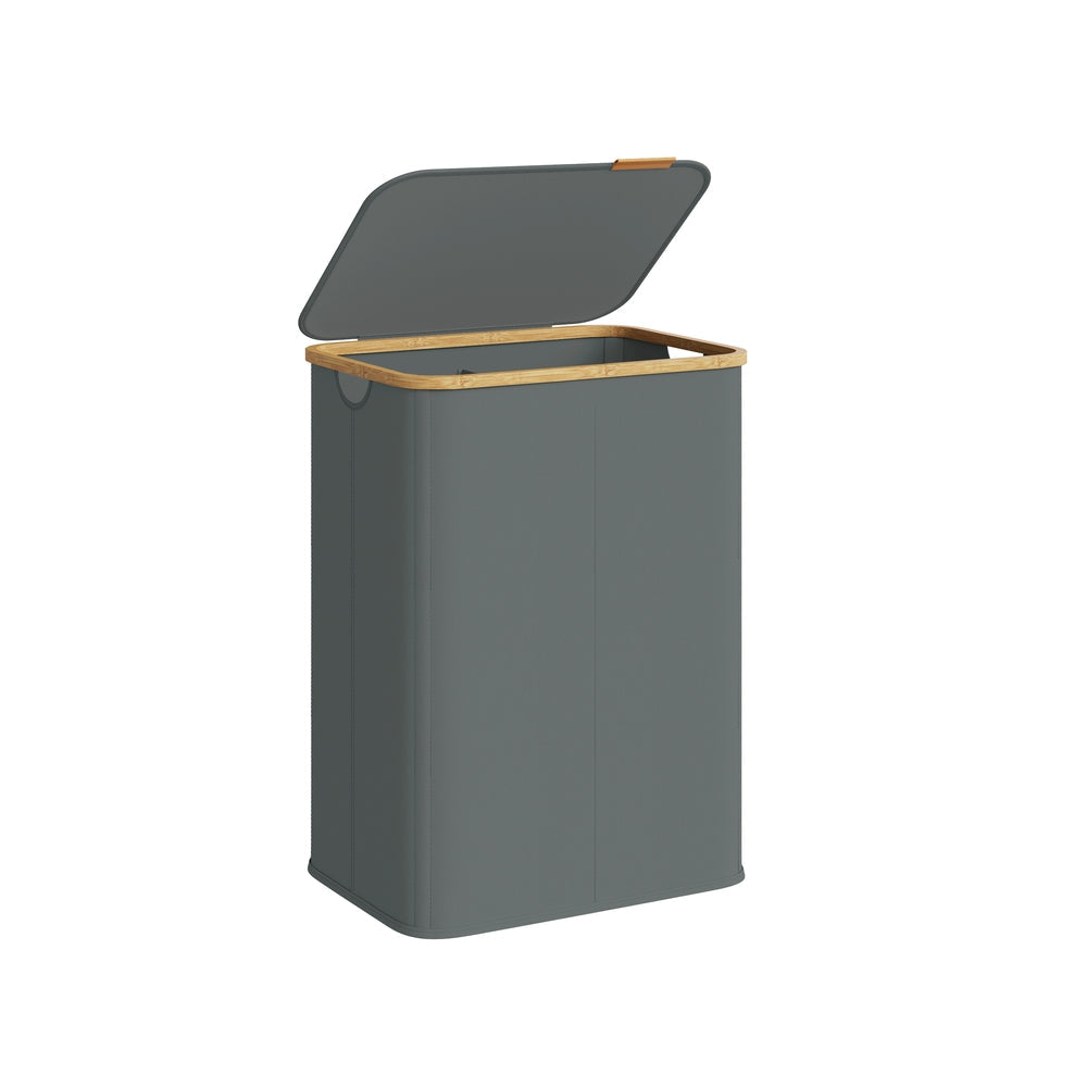 Laundry Basket - 140L - Oxford Fabric - 2 Compartments