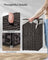 Laundry Basket - Synthetic Rattan Wicker - Natural - 90L Capacity