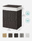 Laundry Basket - Synthetic Rattan Wicker - Natural - 90L Capacity
