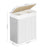 2 Sections Laundry Basket - Bamboo - Natural - XXL 100L with Removable Washable Lining