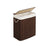 Laundry Basket - Bamboo - Brown - 100L Capacity with Divided Sections and Clip Lid