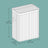 Bamboo Laundry Basket - Brown - Divided with Removable Liner and Handles