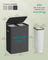 Laundry Basket - Polyester - Ink Black - Dual Compartment with Removable Liners and Lid