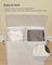 Laundry Basket - Polyester - Ink Black - Dual Compartment with Removable Liners and Lid