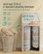Laundry Basket - Polyester - Ink Black - Dual Compartment with Removable Liners and Lid