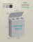 Laundry Basket Triple Compartment Laundry Hamper - Polyester Fabric and Plastic - Dove Grey