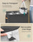 Laundry Basket Triple Compartment Laundry Hamper - Polyester Fabric and Plastic - Ink Black