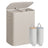 Recycling Bin - With Multiple Compartments - Beige - 56 x 40.5 x 70 cm