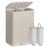 Recycling Bin - With Multiple Compartments - Beige - 56 x 40.5 x 75 cm