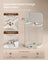 Recycling Bin - With Multiple Compartments - Beige