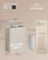 Recycling Bin - With Multiple Compartments - Beige