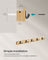 Wall-Mounted Coat Rack - Metal - Natural Beige - 5 Double Hooks and Shelf