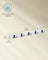 Wall-Mounted Coat Rack - Metal - Cloud White - 5 Double Hooks with Shelf