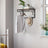 Wall-Mounted Coat Rack - Metal - Greige and Black - Durable and Easy to Install