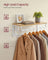 Wall-Mounted Coat Rack - Engineered Wood - Golden Oak