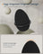 Set of Egg Shaped Wall Hooks - Holds up to 5 kg - Metal - Ink Black