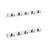 Set of 2 Wall-Mounted Coat Racks - Metal - Cloud White