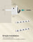 Set of 2 Wall-Mounted Coat Racks - Metal - Cloud White