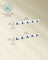 Set of 2 Wall-Mounted Coat Racks - Metal - Cloud White