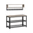 Coat Rack and Shoe Bench Set - Wood - Heather Greige - Multifunctional Hall Tree with Dot Coat Hooks and 2-Tier Shoe Rack