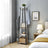 Coat Stand - Steel - Greige and Black - 3 Shelves with Hooks for Scarves