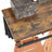 Wall-Mounted Coat Rack - Metal - Industrial Grey - Includes Storage Shelf and 5 Removable Hooks