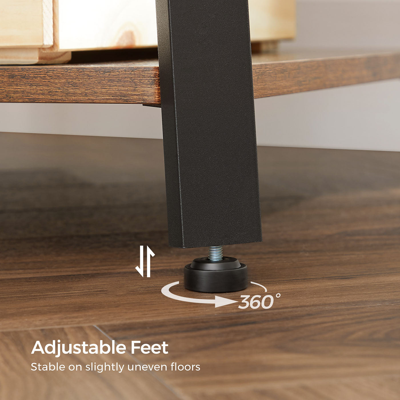 Coat Stand - Metal - Rustic Brown