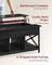 Lift-Top Coffee Table - MDF - Charcoal Gray and Black - Open and Hidden Storage