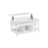 Lift-Top Coffee Table - Wood - Brown - Open and Hidden Storage with X-Shaped Bars