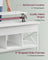 Lift-Top Coffee Table - Wood - Brown - Open and Hidden Storage with X-Shaped Bars