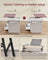 Lift Top Coffee Table - Wood - Oatmeal Beige - Dual Drawer and Hidden Compartment Design