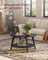 2-Tier Round Coffee Table - Engineered Wood - Charcoal Grey