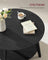 2-Tier Round Coffee Table - Engineered Wood - Charcoal Grey