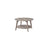 Round Coffee Table - Wood - Heather Greige - 2-Tier Design with Storage