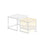 Nesting Tables Set of 2 - Wood - Cloud White - LED Lights