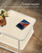 Nesting Tables Set of 2 - Wood - Cloud White - LED Lights