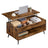 Lift-Top Dining Table - 37.2L - Particleboard - Hidden Compartment