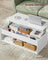 Coffee Table - Lift-Top with Storage - Matte White - 50 x 100 x 45 cm