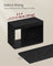 Coffee Table Set - Ebony Black - Wooden
