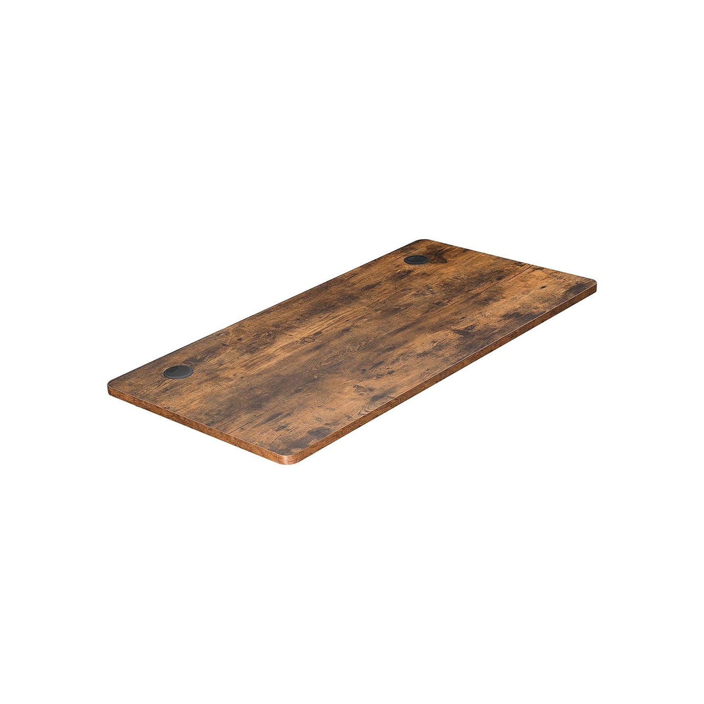 Writing Desk Top - MDF - Rustic Brown - Electric Standing Desk Compatible with Rounded Corners and Smooth Edges