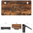 Writing Desk Top - MDF - Rustic Brown - Electric Standing Desk Compatible with Rounded Corners and Smooth Edges