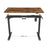 Writing Desk Top - MDF - Rustic Brown - Electric Standing Desk Compatible with Rounded Corners and Smooth Edges