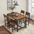 Dining Chair Set of 2 - Steel Frame - Versatile for Dining Room